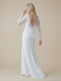 White Embroidered Bishop Sleeve Maxi Dress