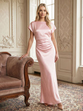 Captivating Presence Satin Cowl Back Maxi Dress