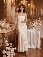 Double-Layered Soft-Touch Maxi Dress