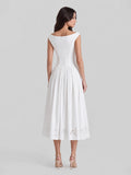 Exquisite Boat Neck Fil-Coupé Maxi Dress
