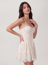 Floral Crochet Skater Dress