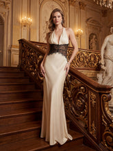 Lace And Satin Gown