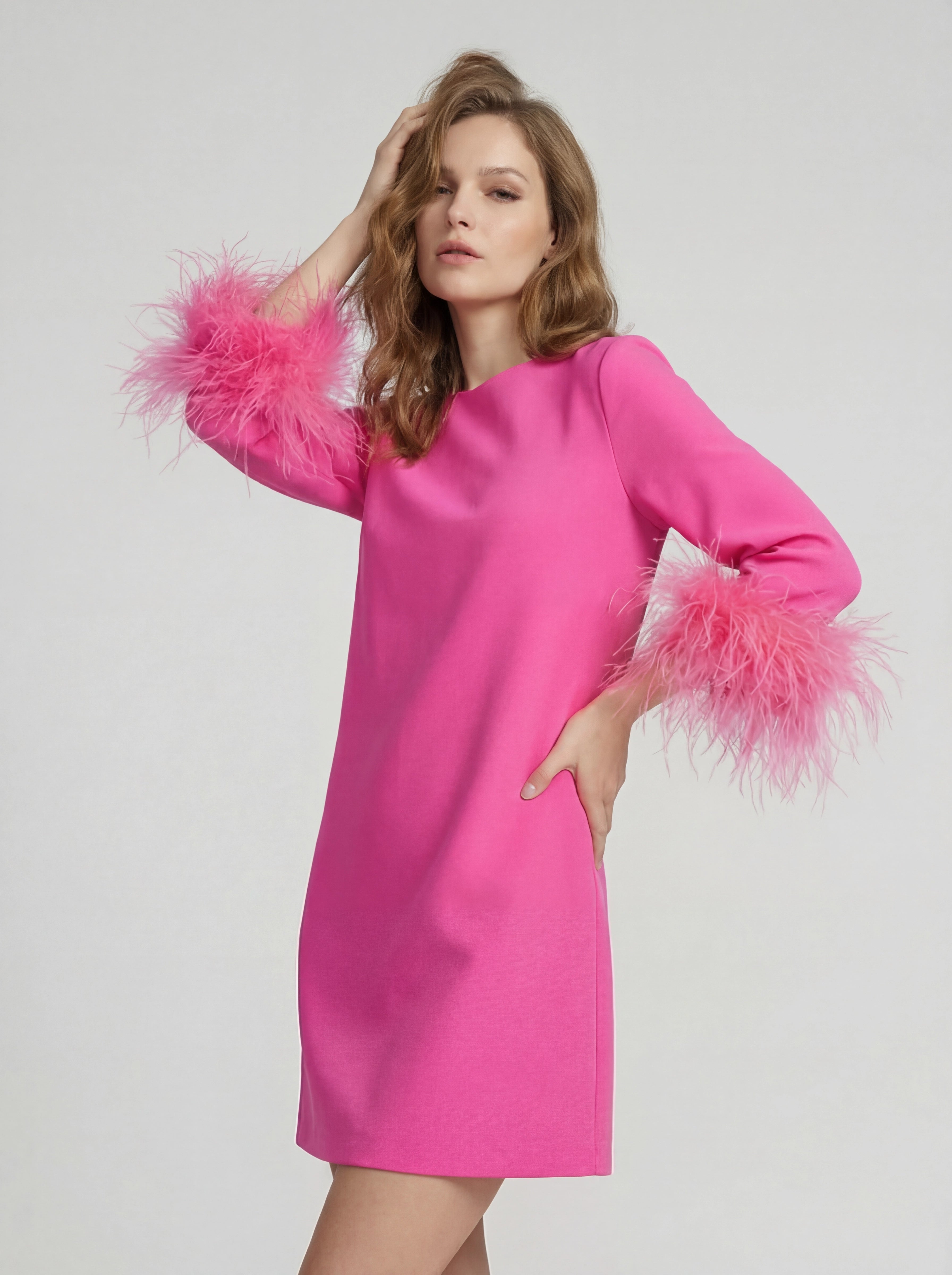 Feather Mod Mary Dress