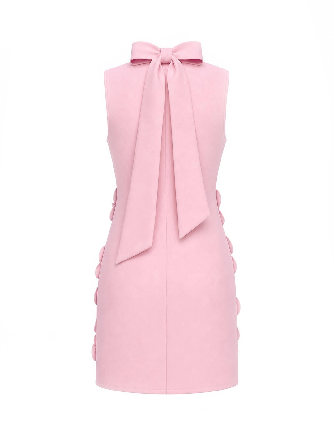 3D Floral Applique Bodycon Mini Dress