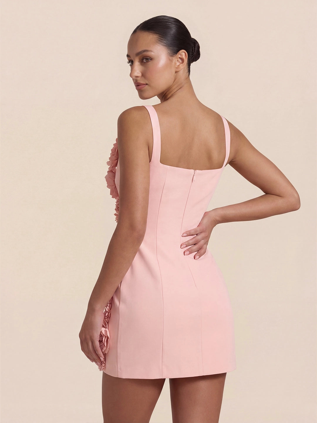 Valentine's Day Exclusive - 3D Floral Mini Dress