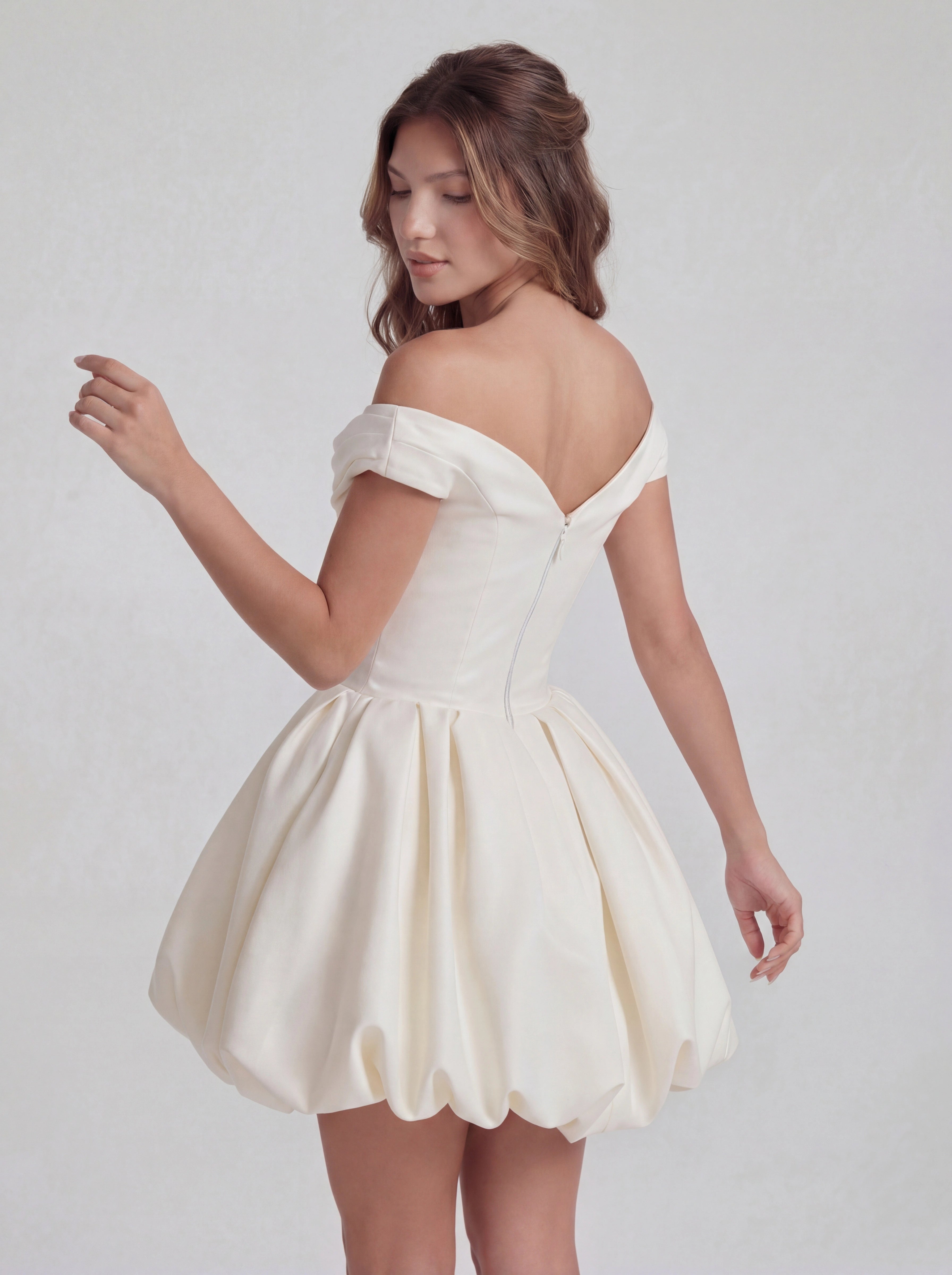 Barbiecore Off Shoulder Corset Mini Dress