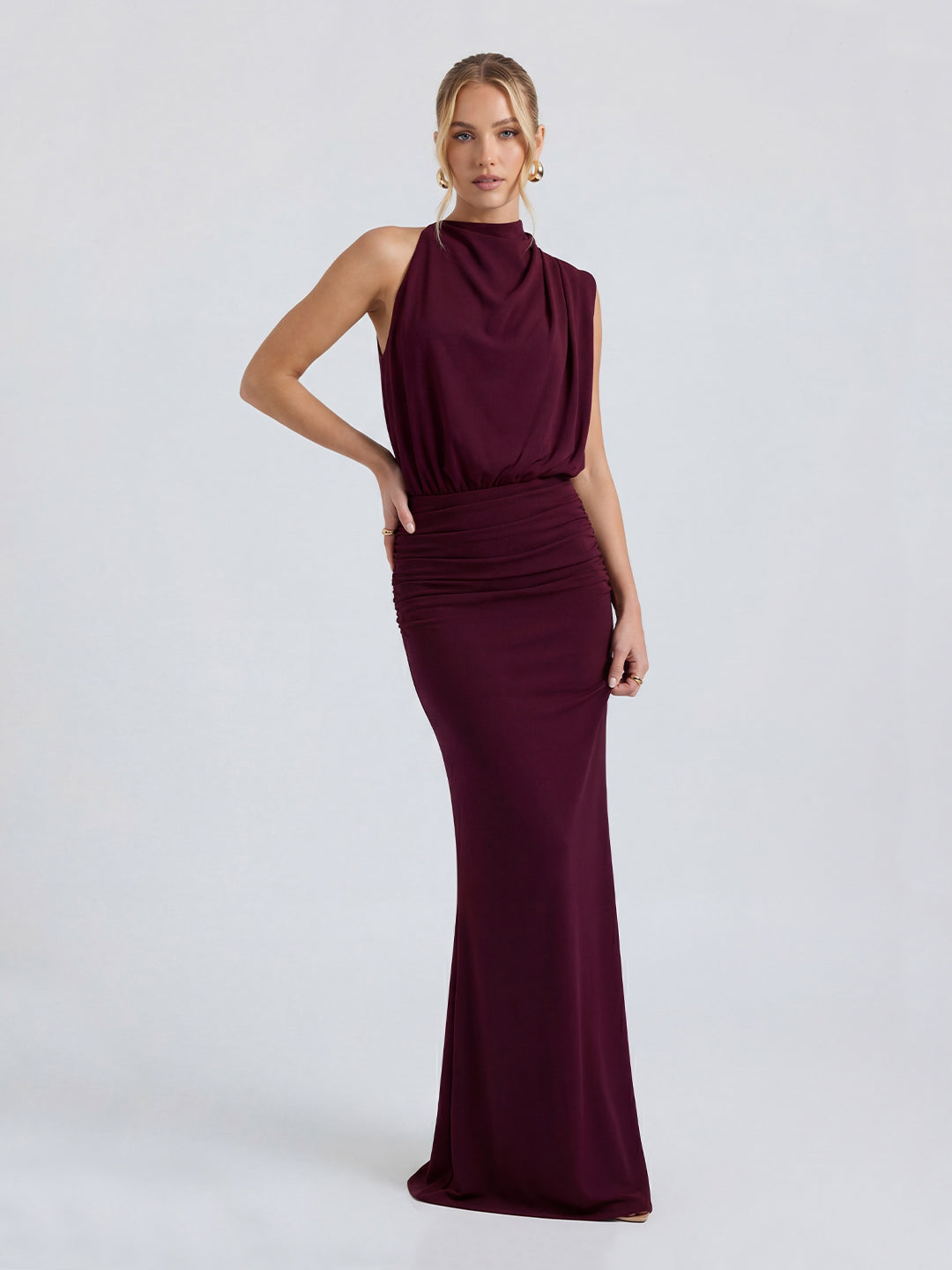 High-Neck Gown