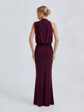 High-Neck Gown