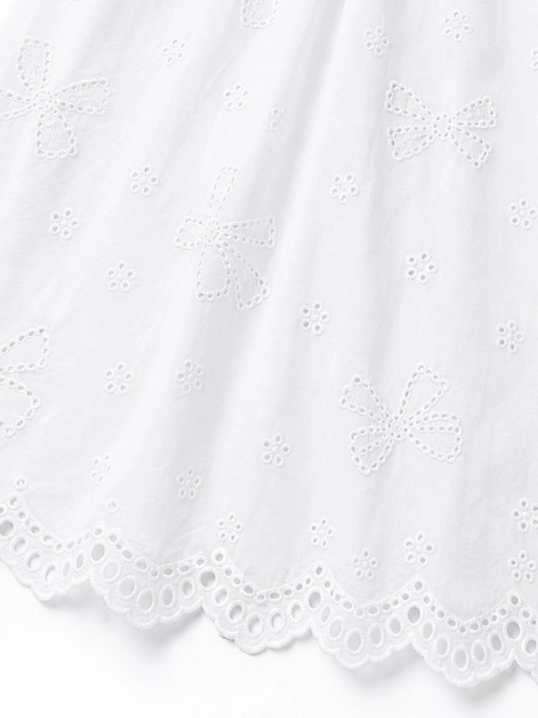 Cottagecore Halterneck Eyelet Cotton Midi Dress
