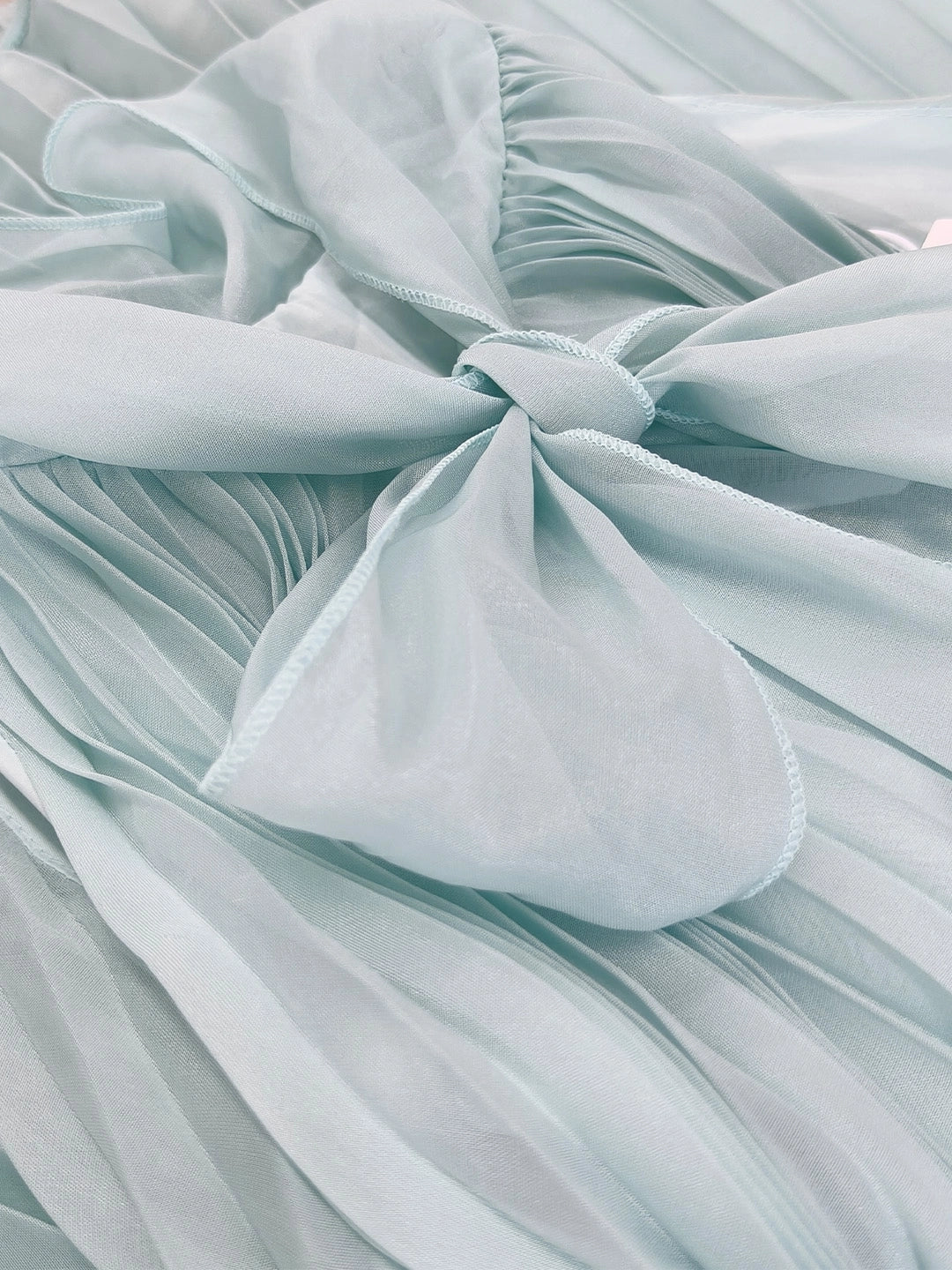 Pleated Chiffon Halter Top & Maxi Skirt Set