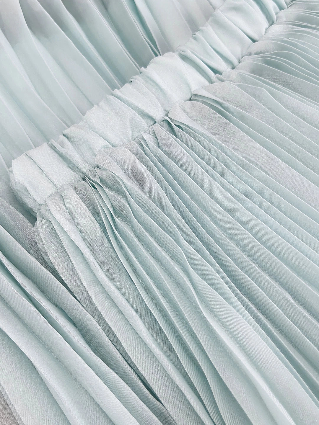 Pleated Chiffon Halter Top & Maxi Skirt Set