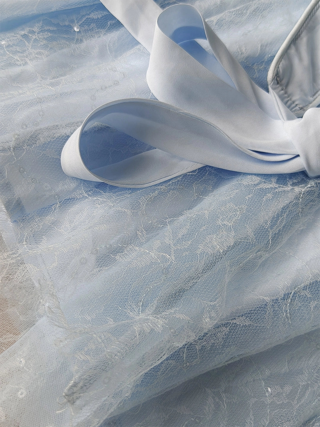 Plunge Halter Lace Maxi Dress