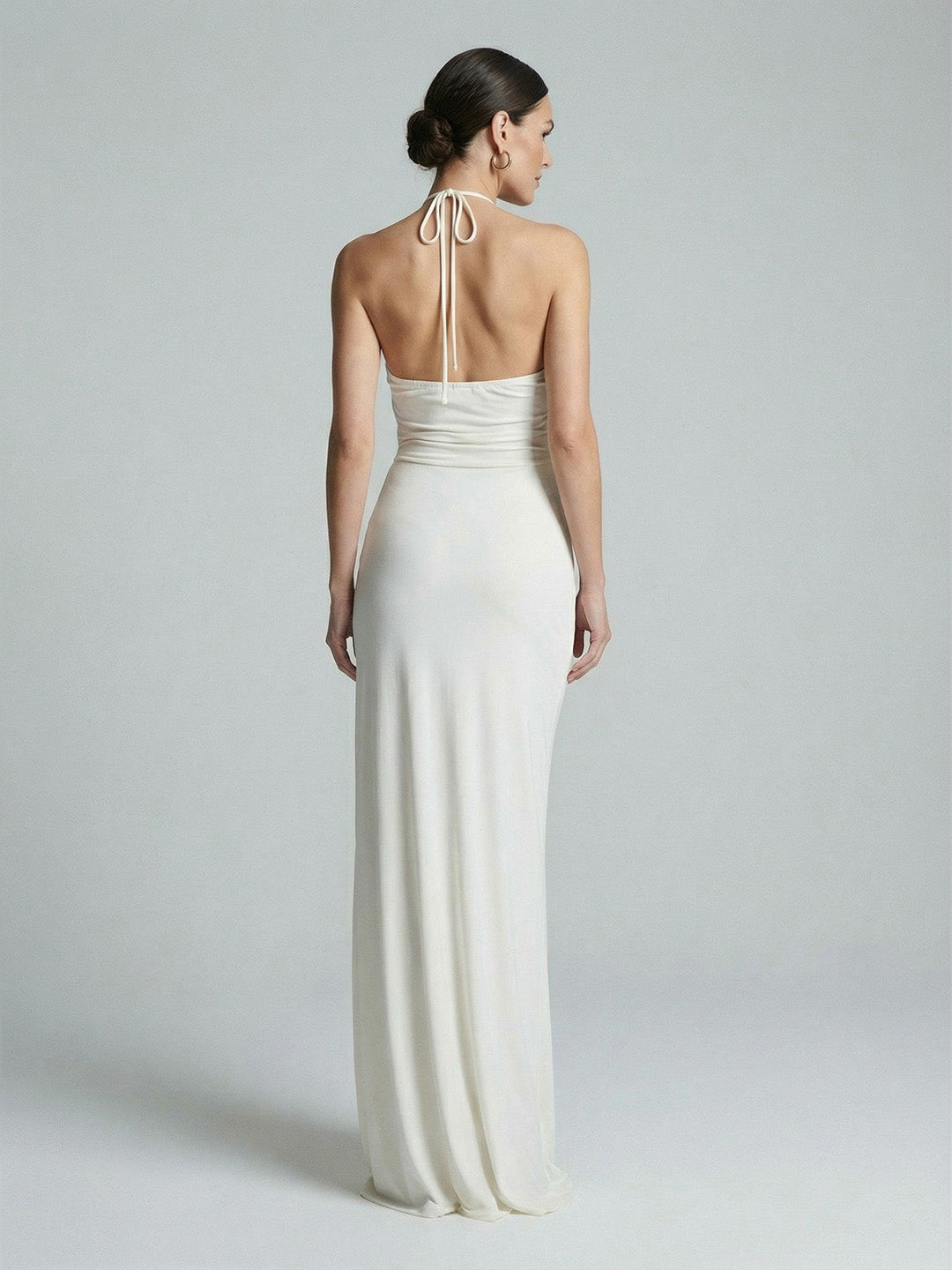 Halter Gown With Hardware