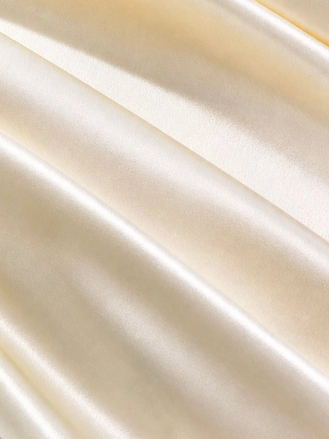 Romantic Drape Asymmetric Cape Satin Maxi Dress
