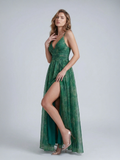 Romantic Floral Organza Maxi Dress