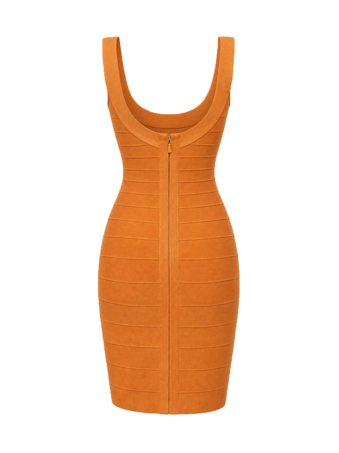 Bodycon Scoop Neck Bandage Mini Dress