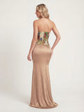 Sculpted Floral Corset Gown