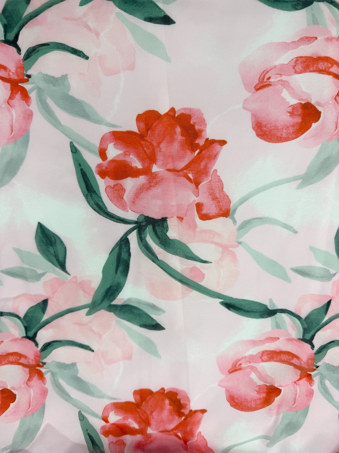 Watercolor Floral Cut-out Maxi Dress